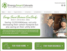 Tablet Screenshot of energysmartcolorado.com